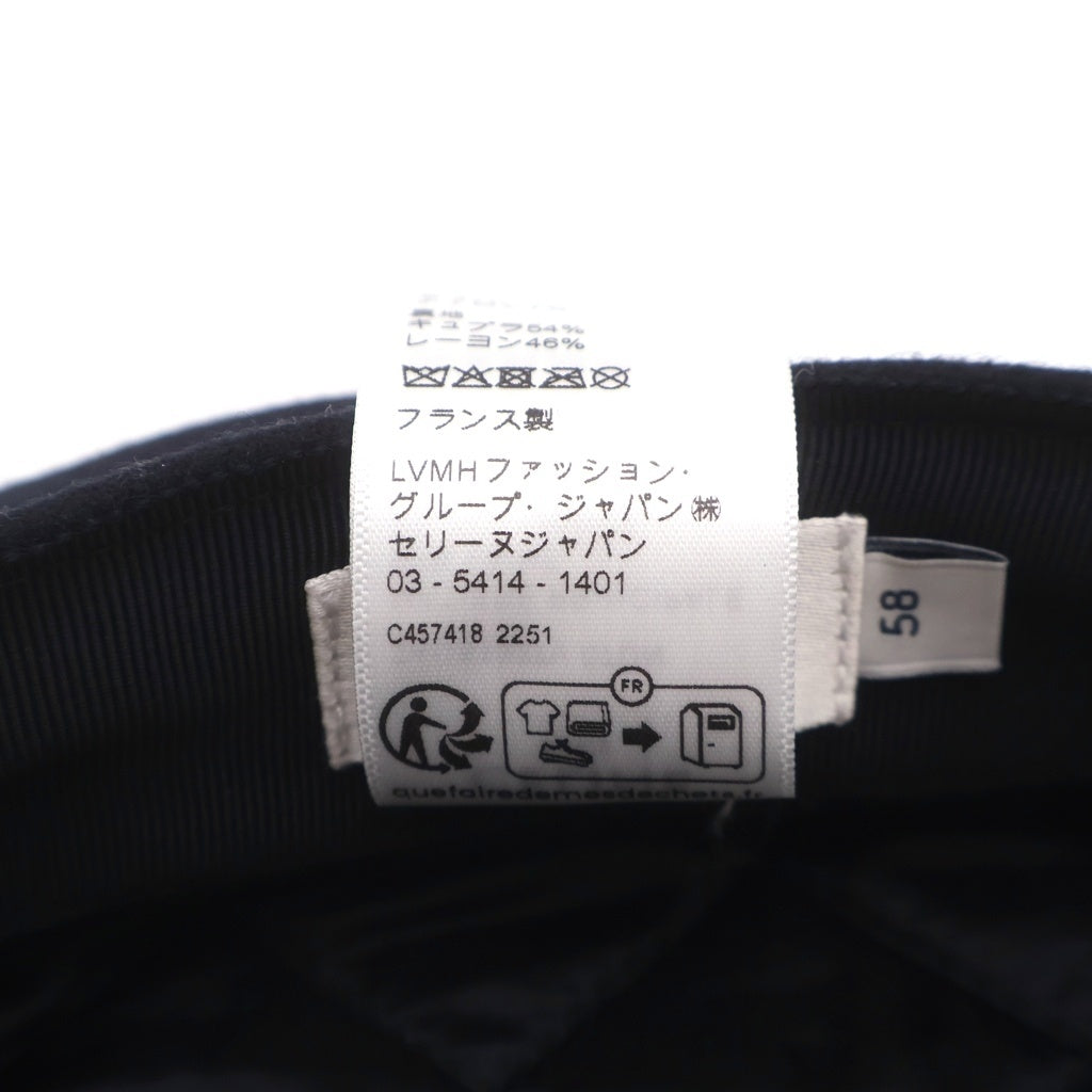 CELINE(セリーヌ) トリオンフ セーラーキャップ ネイビー 2AUS1327V レディース