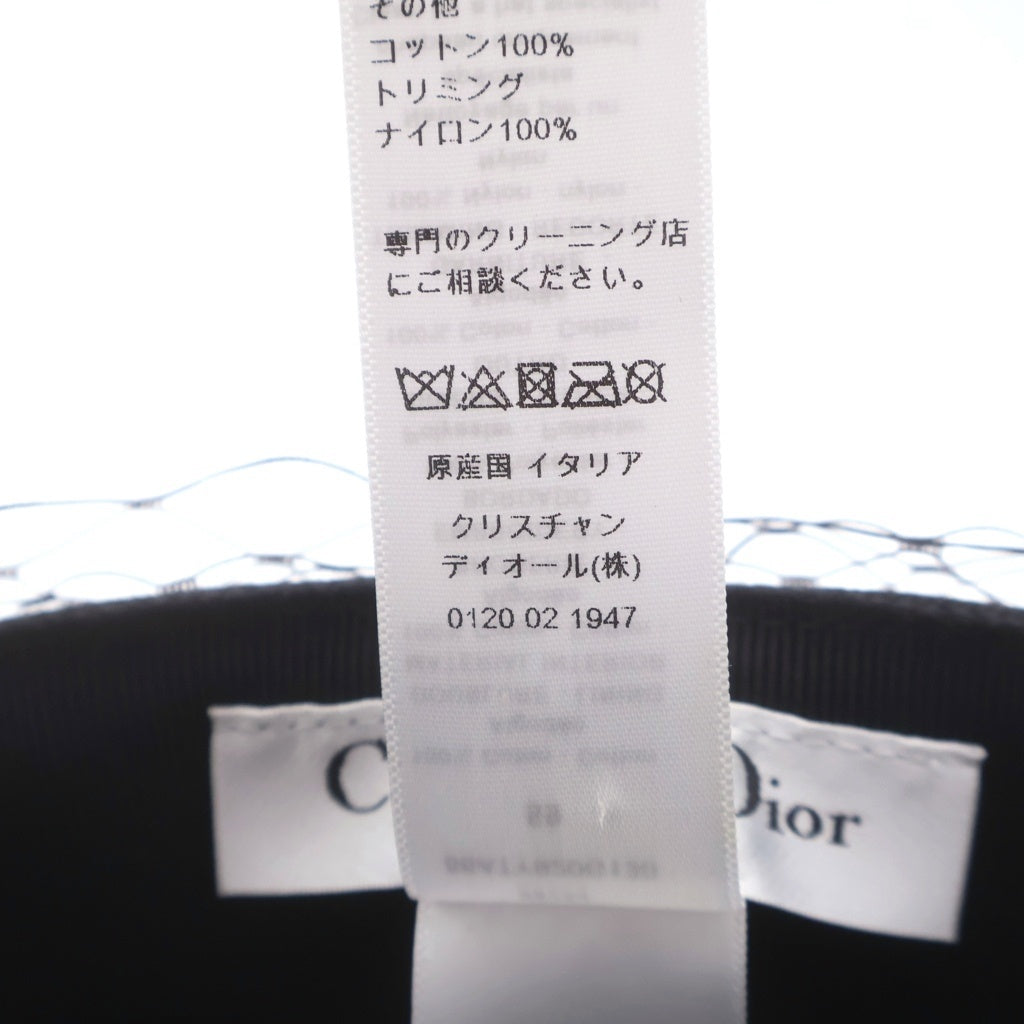 Christian Dior(クリスチャンディオール) ベール付き キャスケットキャップ 帽子 ブラック 86ATY920G130 レディース