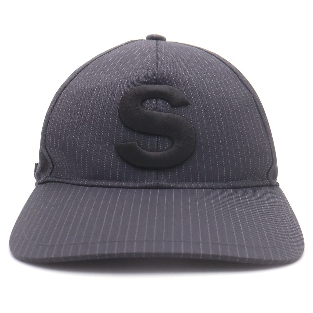 Sacai(サカイ) 25SS S CAP 25-0948S Sロゴキャップ 帽子 ネイビー