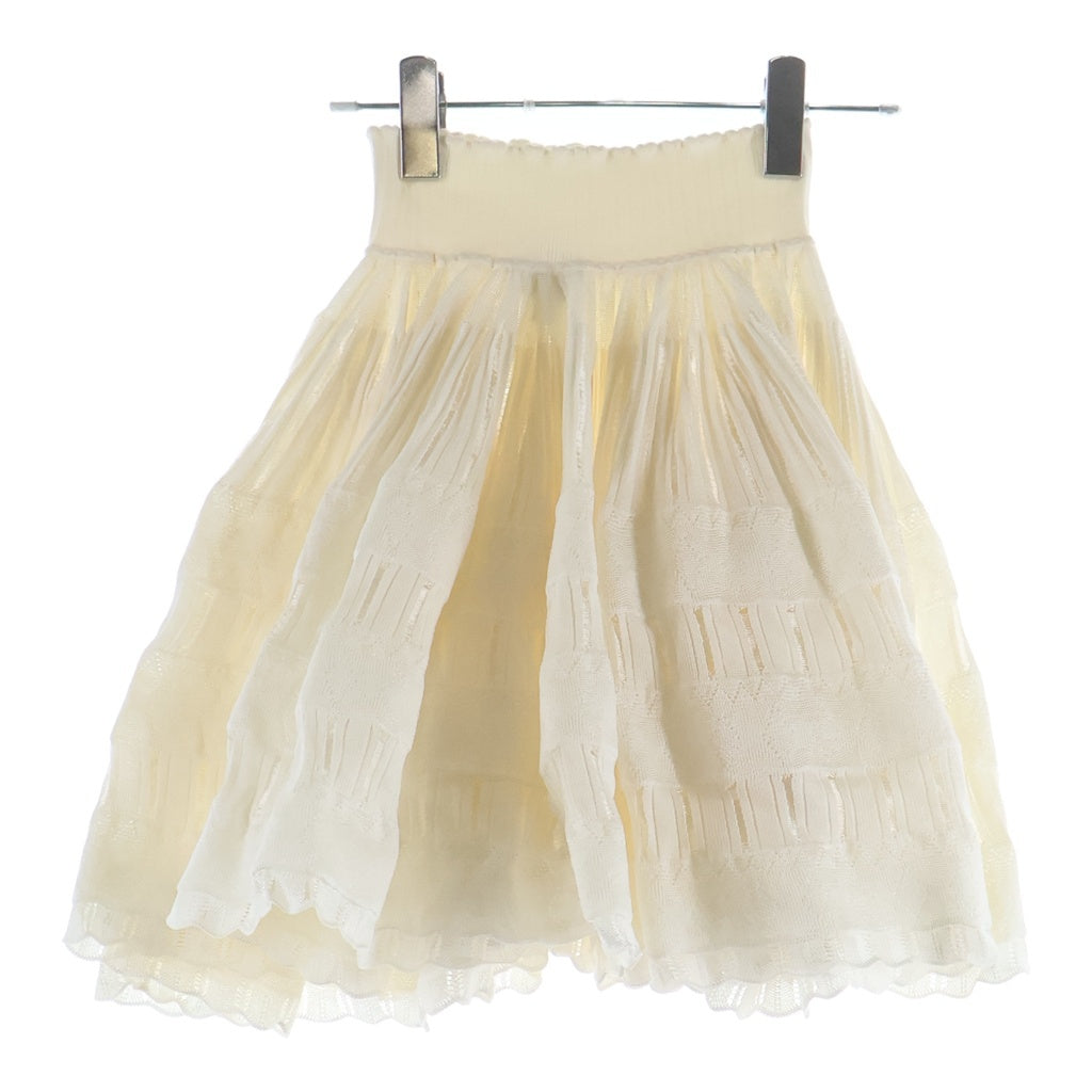 ALAIA(アライア) Crinoline Skirt AA9J21162M712 クリノリンスカート ホワイト レディース