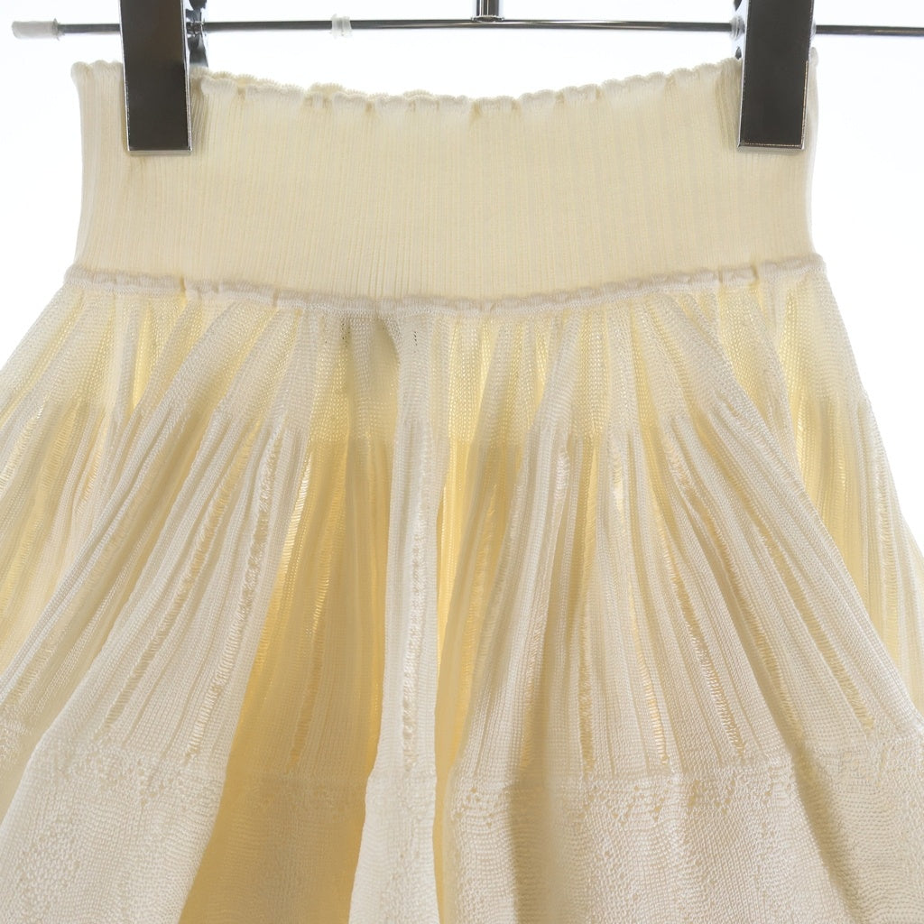 ALAIA(アライア) Crinoline Skirt AA9J21162M712 クリノリンスカート ホワイト レディース