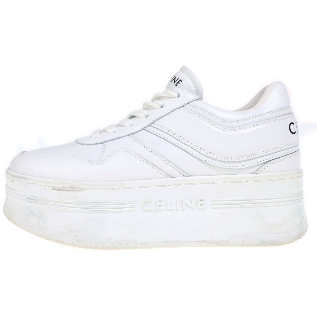 CELINE(セリーヌ) ブロックスニーカー 厚底ローカットスニーカー ホワイト レディース