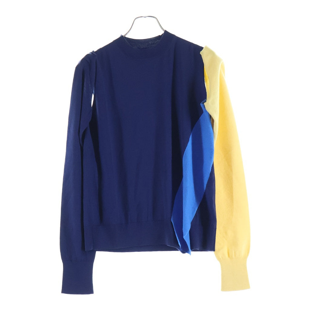 Calvin Klein(カルバンクライン) FOLD DOWN SLEEVE フォールドダウンスリーブ カシミヤ混 ニット レディース 83WKTC73 マルチ