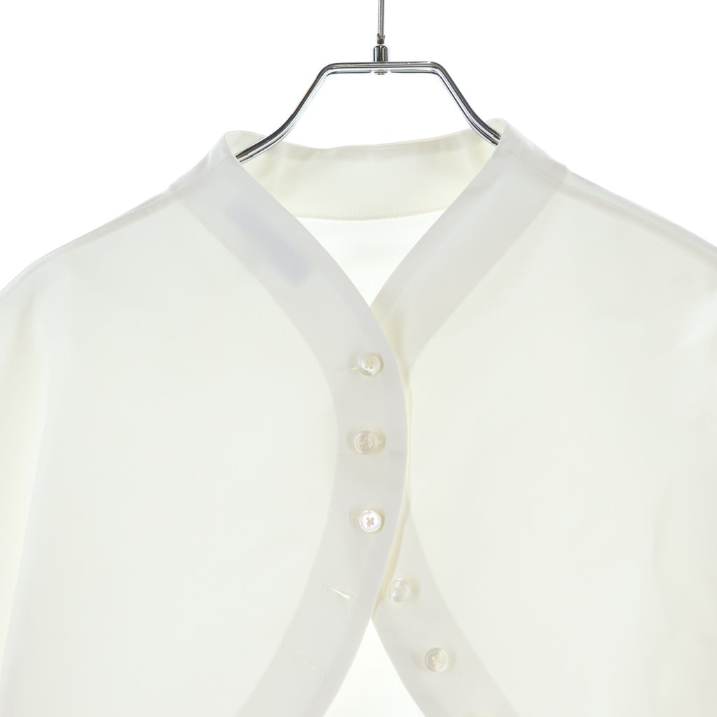 ALAIA(アライア) CROPPED POPLIN TOP AA9H04034T447 クロップド ポプリン トップ シャツジャケット レディース ホワイト