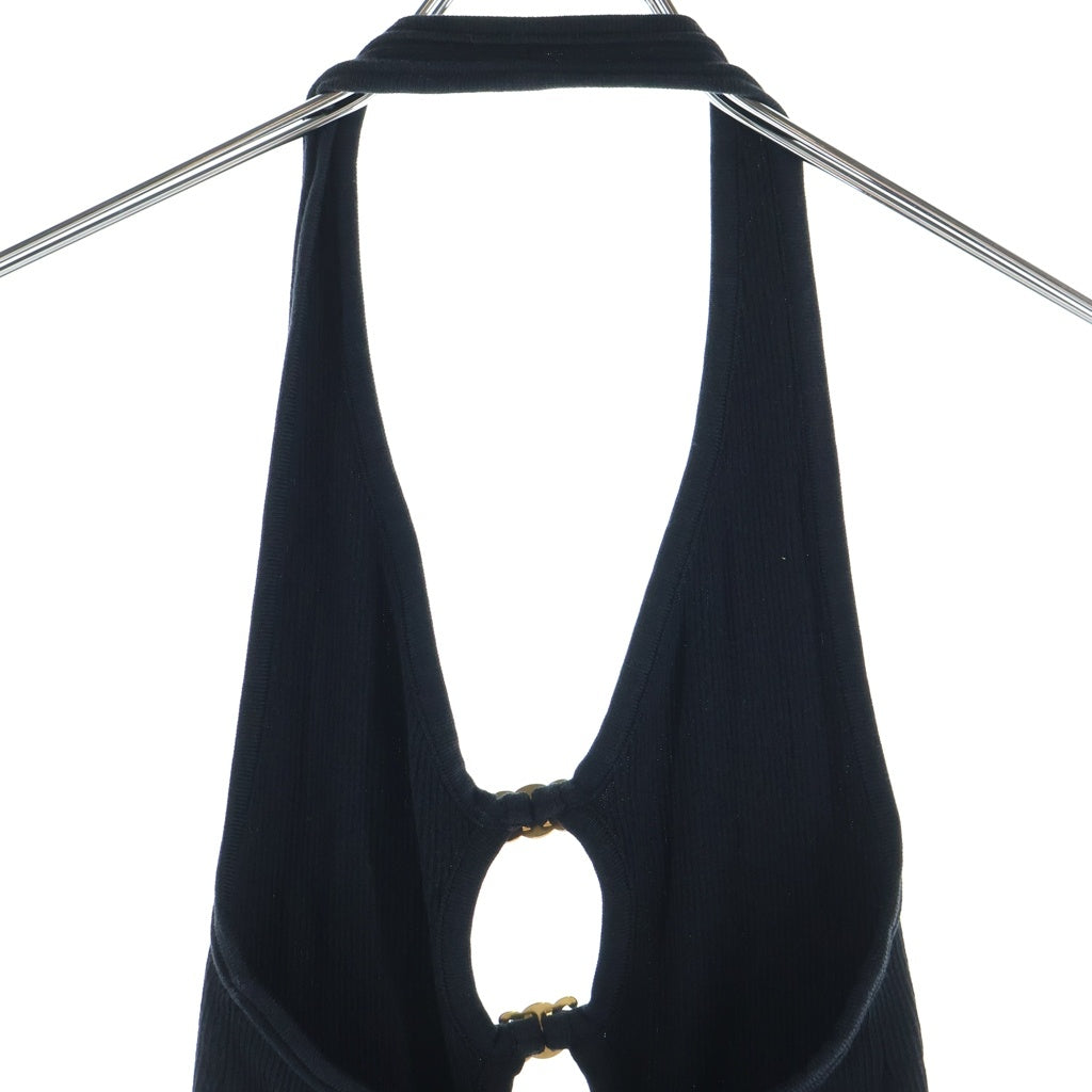 CELINE(セリーヌ) トリオンフ オープンバック シルク混 ミニドレス レディース 2AI60898T.38NO ブラック