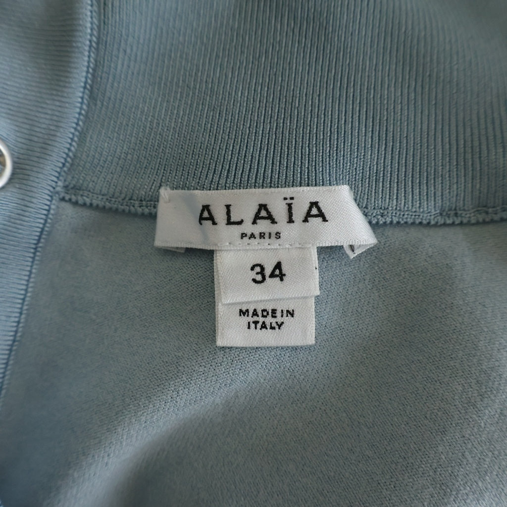 ALAIA(アライア) ハイネックノースリーブボディ トップス レディース AA9B02083M768 ブルー