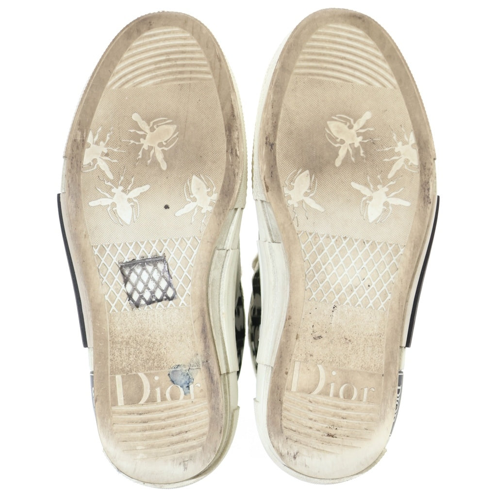 DIOR(ディオール) B23 テクニカルファブリックハイカットスニーカー オブリーク ハイカットシューズ ホワイト レディース