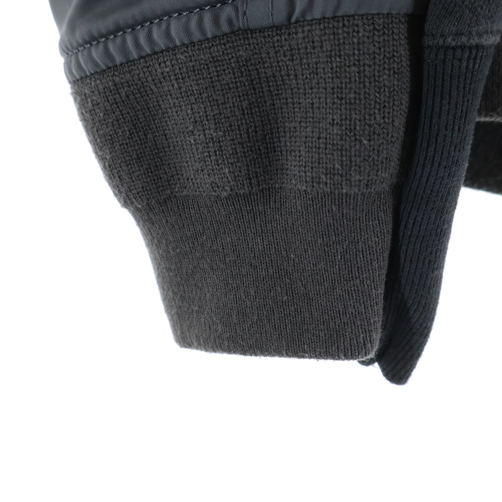Sacai(サカイ) 23AW Sponge Sweat Hoodie 23-06872 スポンジスウェットジップアップパーカー レディース グレー