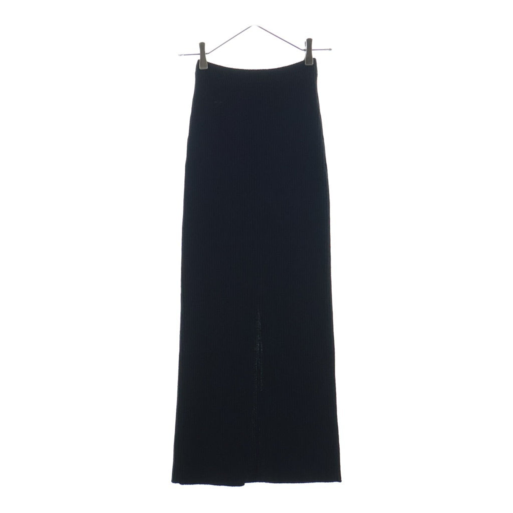Christian Dior(クリスチャンディオール) ウール ロングスカート ブラック 344J01AM232 レディース