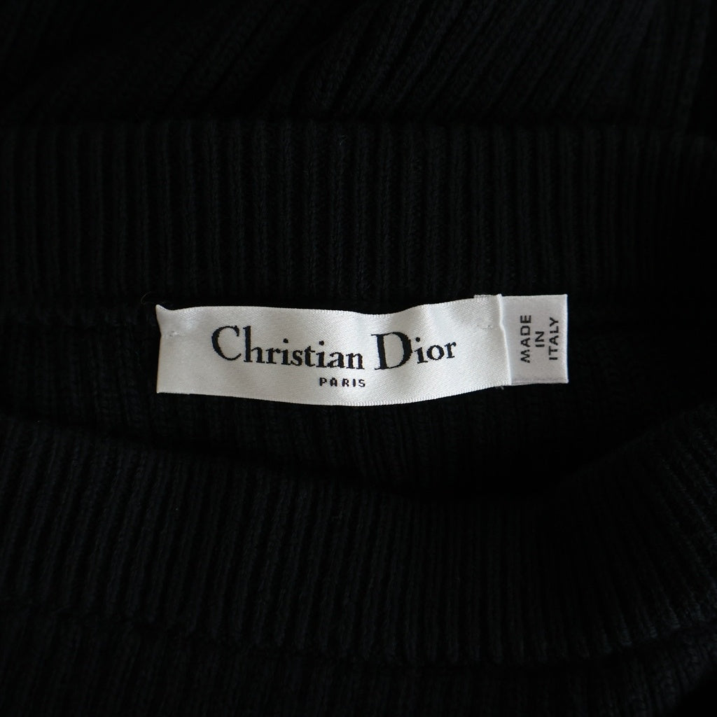 Christian Dior(クリスチャンディオール) ウール ロングスカート ブラック 344J01AM232 レディース