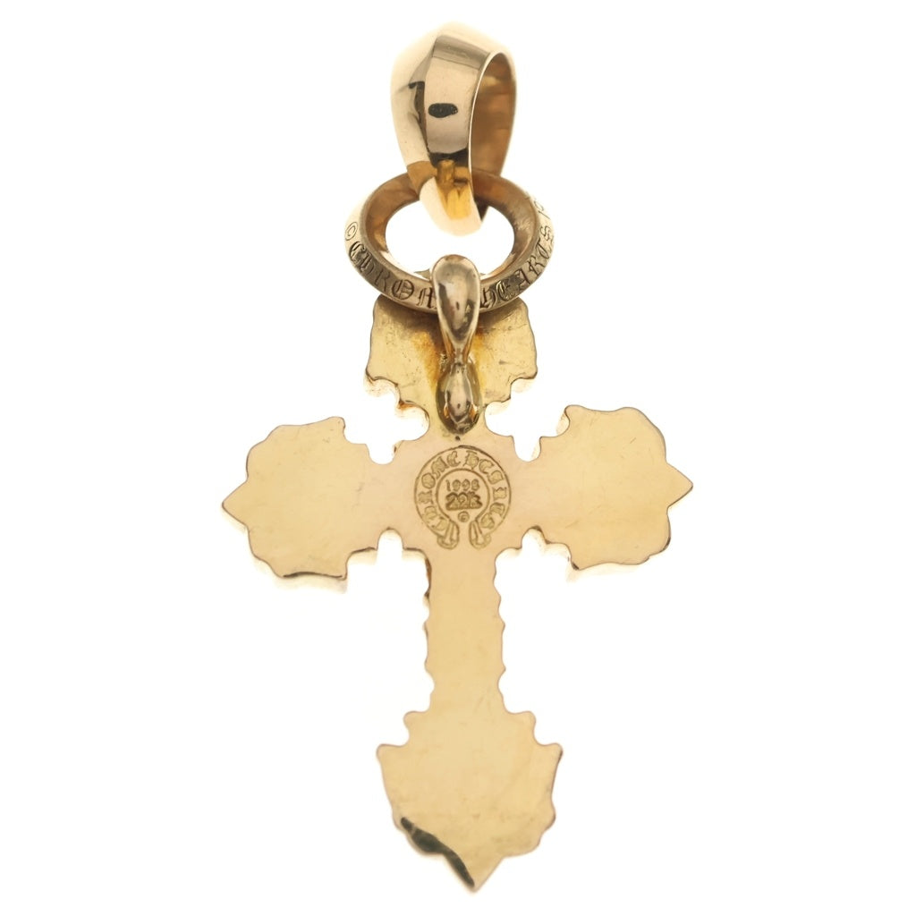 CHROME HEARTS(クロムハーツ) 22K FILIG/CROSS-XSM P/DIA フィリグリークロスXS PAVEダイヤ ペンダントトップ ゴールド