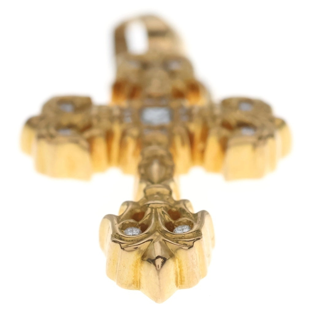 CHROME HEARTS(クロムハーツ) 22K FILIG/CROSS-XSM P/DIA フィリグリークロスXS PAVEダイヤ ペンダントトップ ゴールド