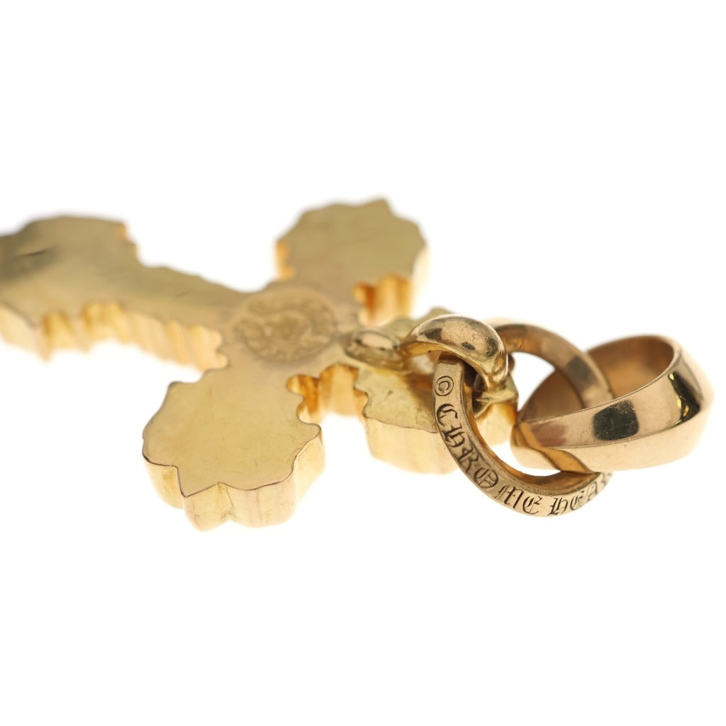 CHROME HEARTS(クロムハーツ) 22K FILIG/CROSS-XSM P/DIA フィリグリークロスXS PAVEダイヤ ペンダントトップ ゴールド