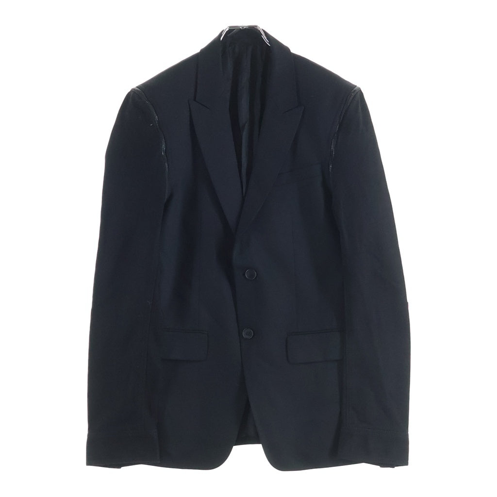 GIVENCHY(ジバンシィ) Zip Tailored Jacket 2B ジップ シングルテーラードジャケット ブラック 16S3249003