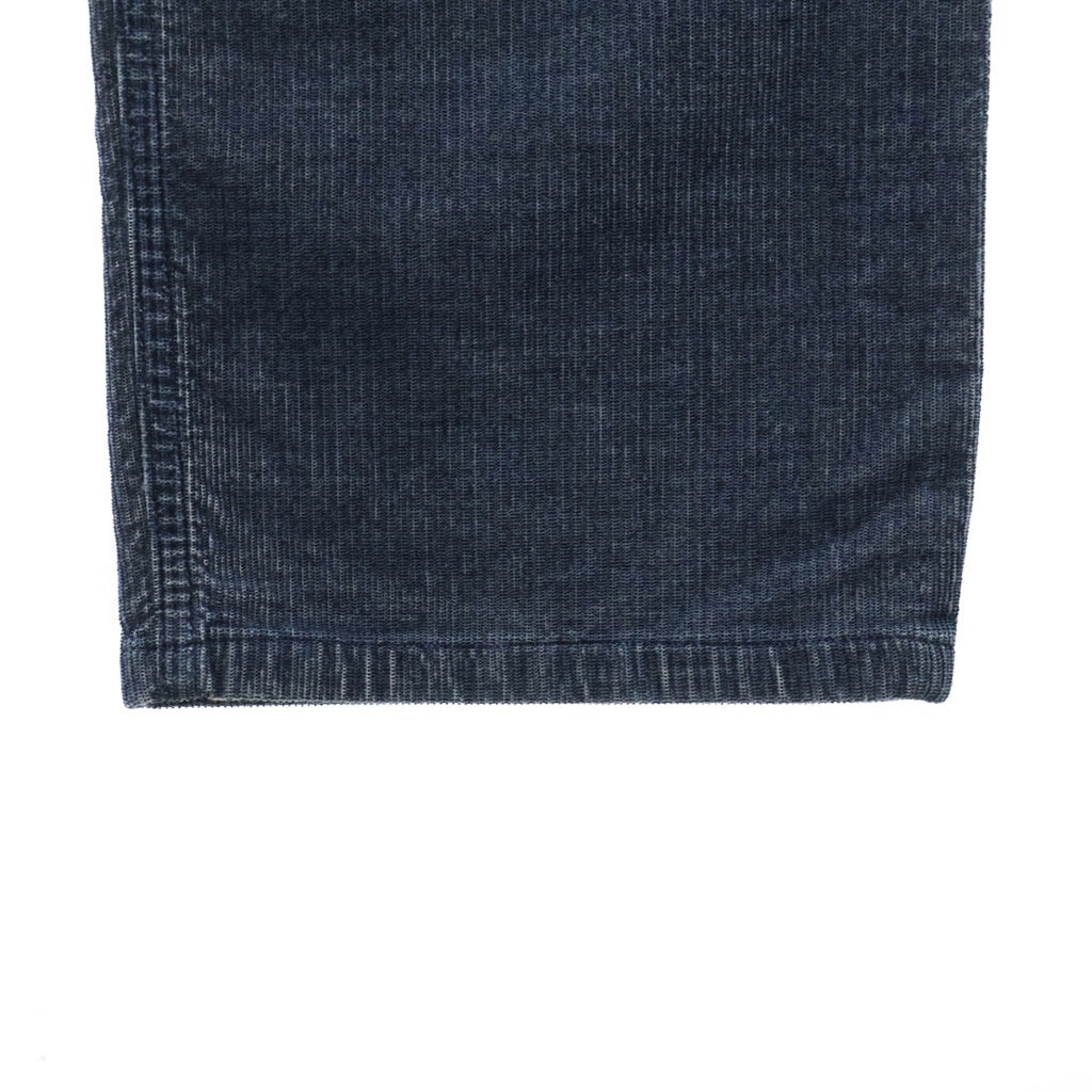 LOUIS VUITTON(ルイヴィトン) 15AW Corduroy Pants レザーパッチ コーデュロイパンツ グレー RM152M H8D04WB0V