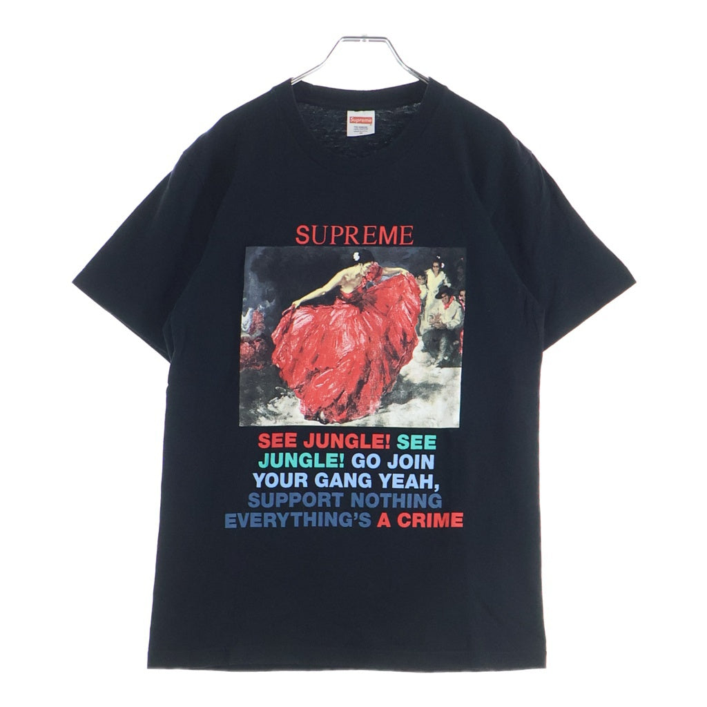 SUPREME(シュプリーム) 16SS Dancer Tee ダンサー 半袖Tシャツ ブラック