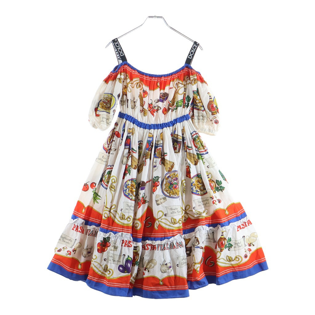 DOLCE & GABBANA(ドルチェアンドガッバーナ) Mid-Length Dress 総柄ドレス ワンピース マルチ レディース F6AEBT HH5BJ