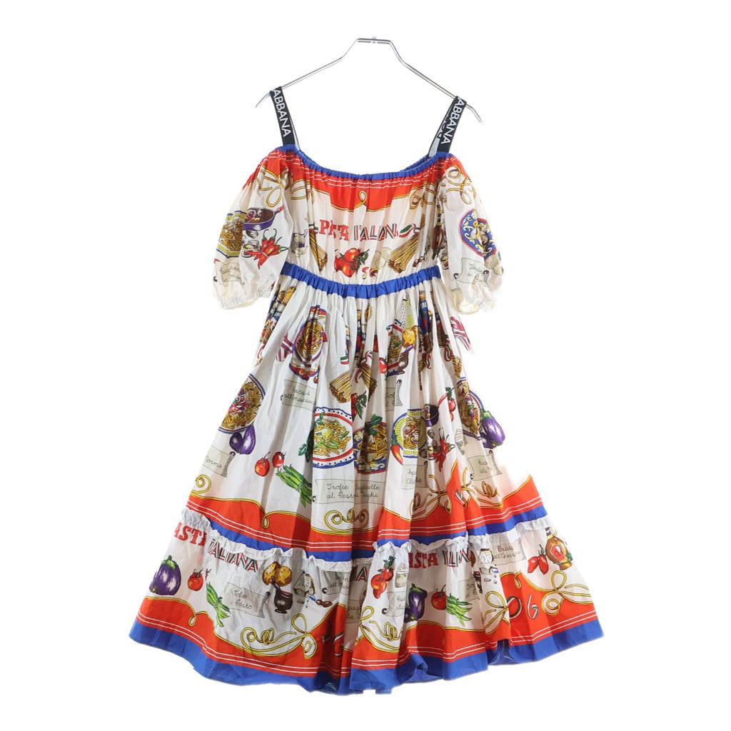 DOLCE & GABBANA(ドルチェアンドガッバーナ) Mid-Length Dress 総柄ドレス ワンピース マルチ レディース F6AEBT HH5BJ