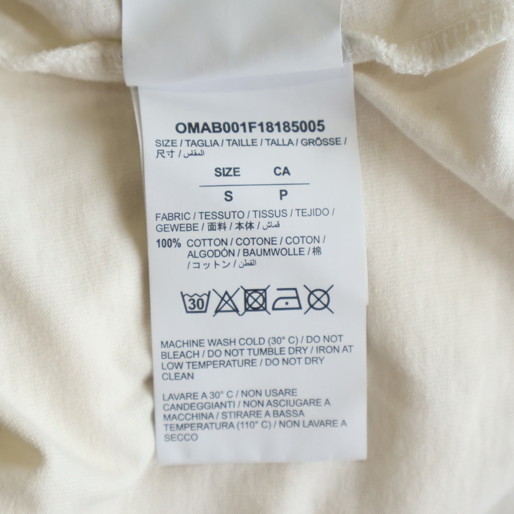 OFF-WHITE(オフホワイト) 18AW Diag Gradient L/S T-Shirt 長袖Tシャツ ロンT ホワイト OMAB001F18185005