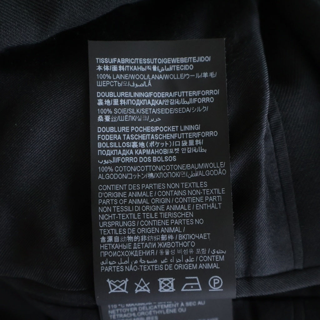 SAINT LAURENT PARIS(サンローランパリ) Wool Tailored Jacket 2B ウールテーラードジャケット ブラック レディース 636998 Y404W