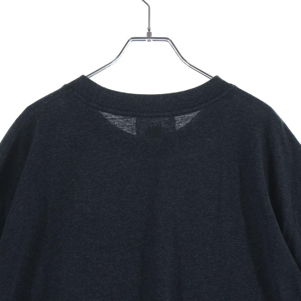 AMI Alexandre Mattiussi(アミアレクサンドルマテュッシ) T-Shirt ロゴ刺繍 半袖Tシャツ グレー UTS011.717