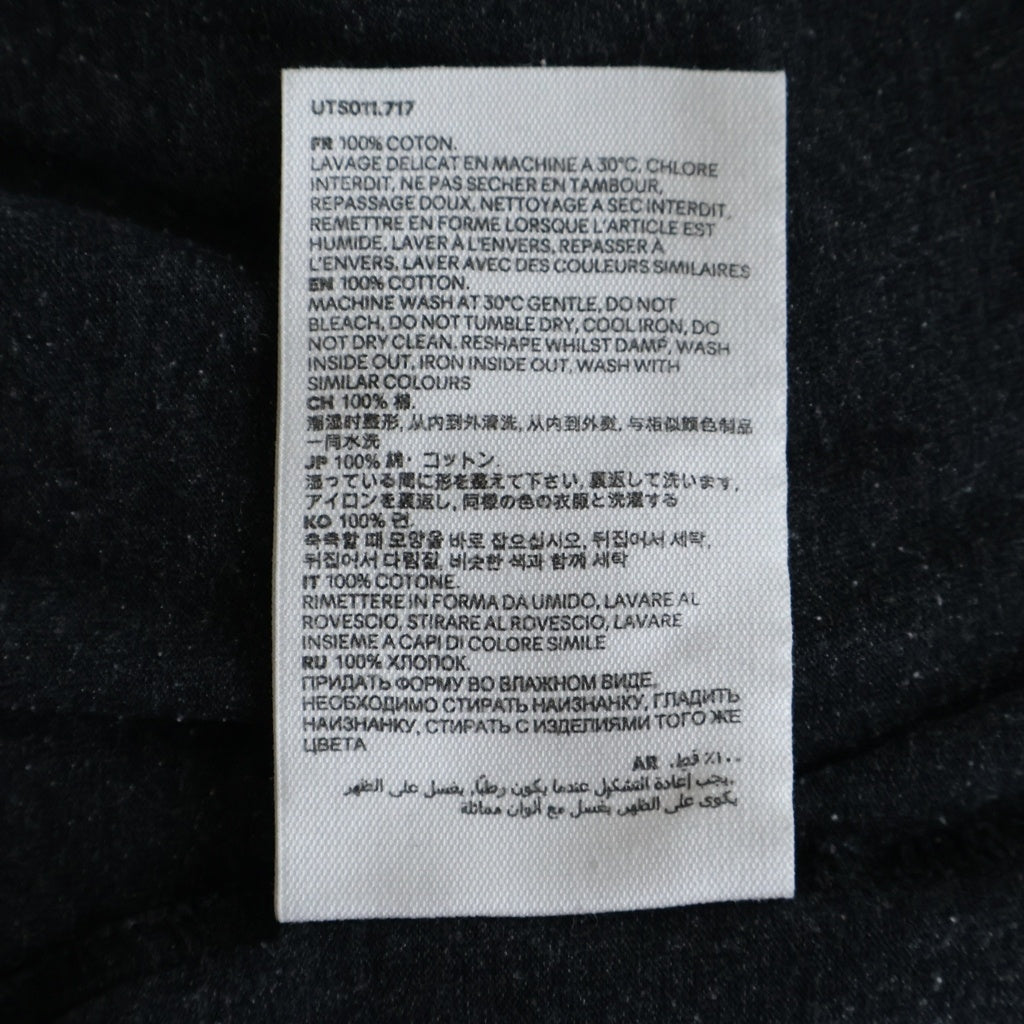 AMI Alexandre Mattiussi(アミアレクサンドルマテュッシ) T-Shirt ロゴ刺繍 半袖Tシャツ グレー UTS011.717