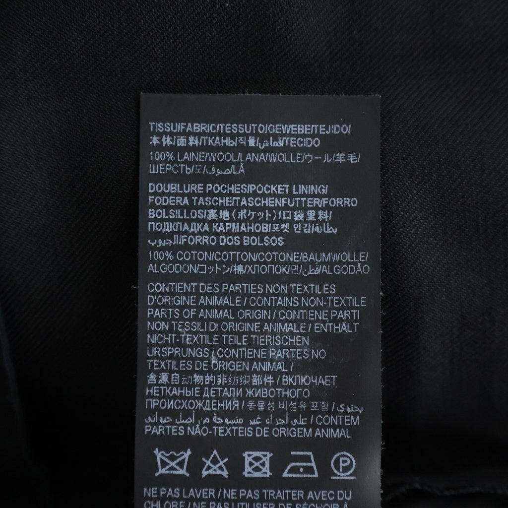 SAINT LAURENT PARIS(サンローランパリ) Wool Pants ウールテーパードパンツ ブラック レディース 637000 Y404W