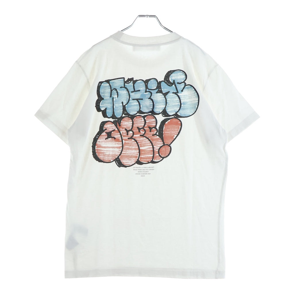 OFF-WHITE(オフホワイト) 21SS Graff Slim T-Shirt 半袖Tシャツ ホワイト OMAA027R21JER008