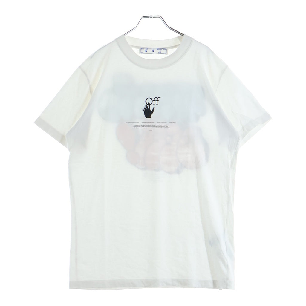 OFF-WHITE(オフホワイト) 21SS Graff Slim T-Shirt 半袖Tシャツ ホワイト OMAA027R21JER008