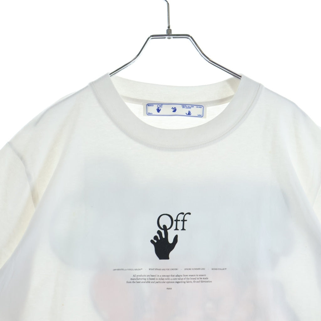 OFF-WHITE(オフホワイト) 21SS Graff Slim T-Shirt 半袖Tシャツ ホワイト OMAA027R21JER008