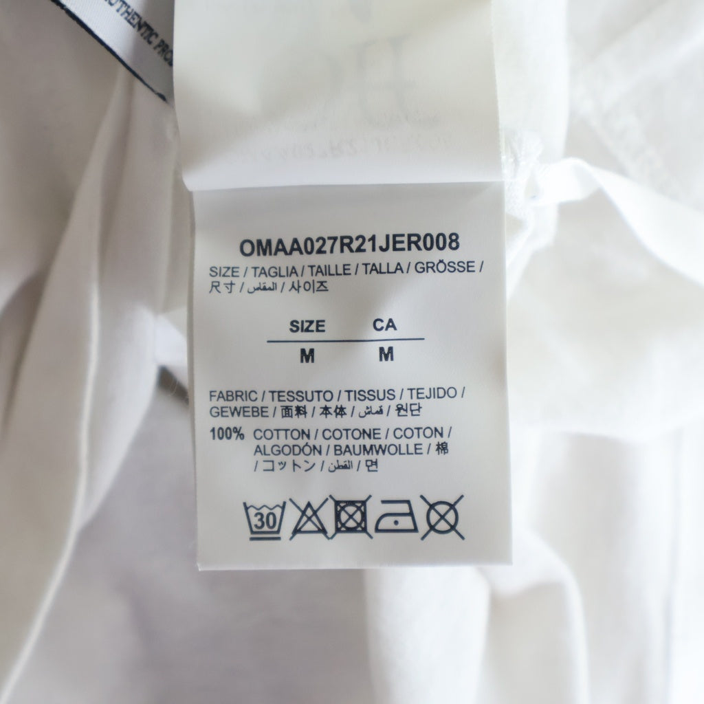 OFF-WHITE(オフホワイト) 21SS Graff Slim T-Shirt 半袖Tシャツ ホワイト OMAA027R21JER008