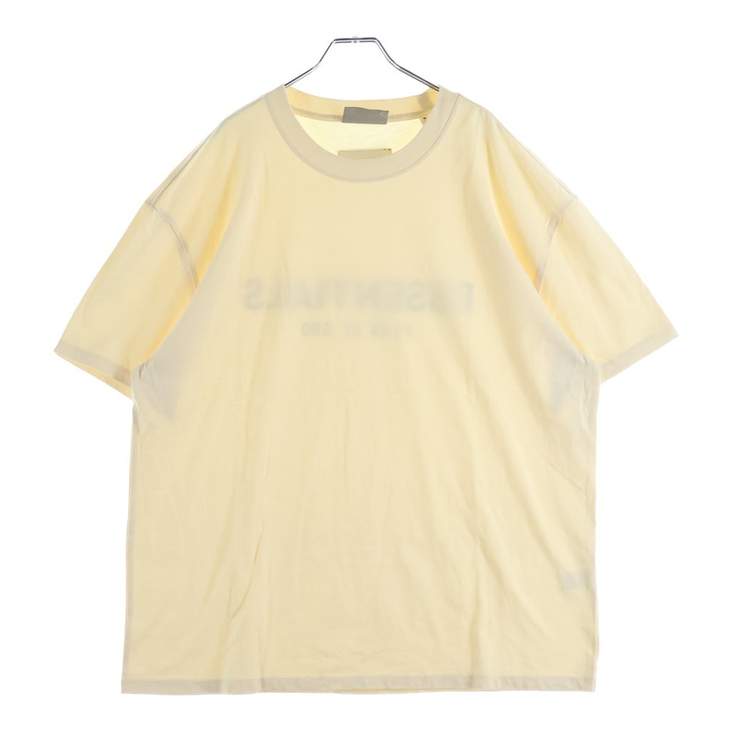 FEAR OF GOD ESSENTIALS(フィアオブゴッド エッセンシャルズ) S/S T-SHIRT ラバーロゴ 半袖Tシャツ アイボリー