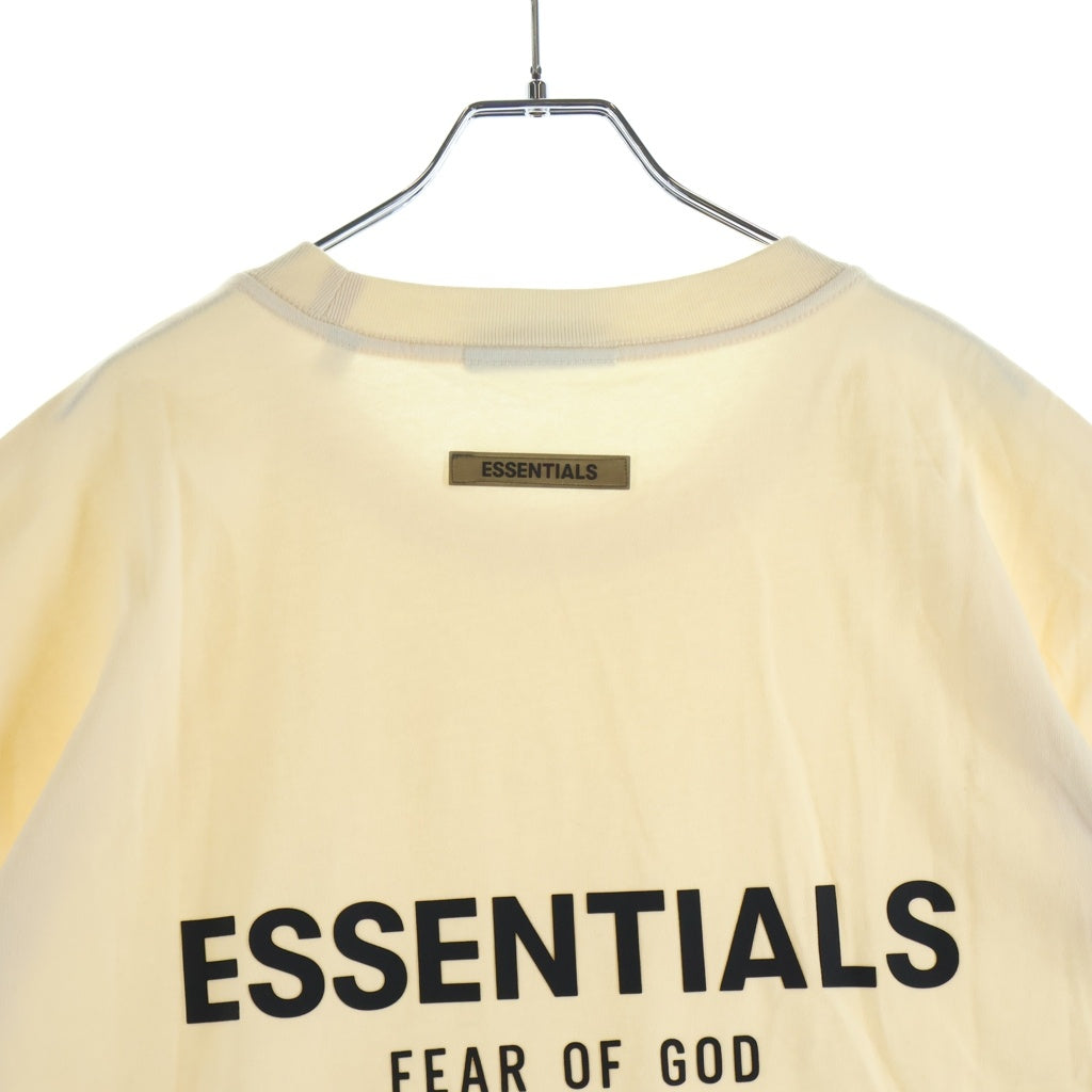 FEAR OF GOD ESSENTIALS(フィアオブゴッド エッセンシャルズ) S/S T-SHIRT ラバーロゴ 半袖Tシャツ アイボリー