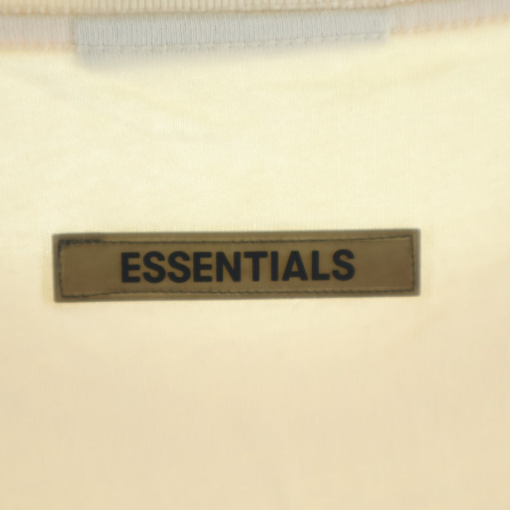 FEAR OF GOD ESSENTIALS(フィアオブゴッド エッセンシャルズ) S/S T-SHIRT ラバーロゴ 半袖Tシャツ アイボリー
