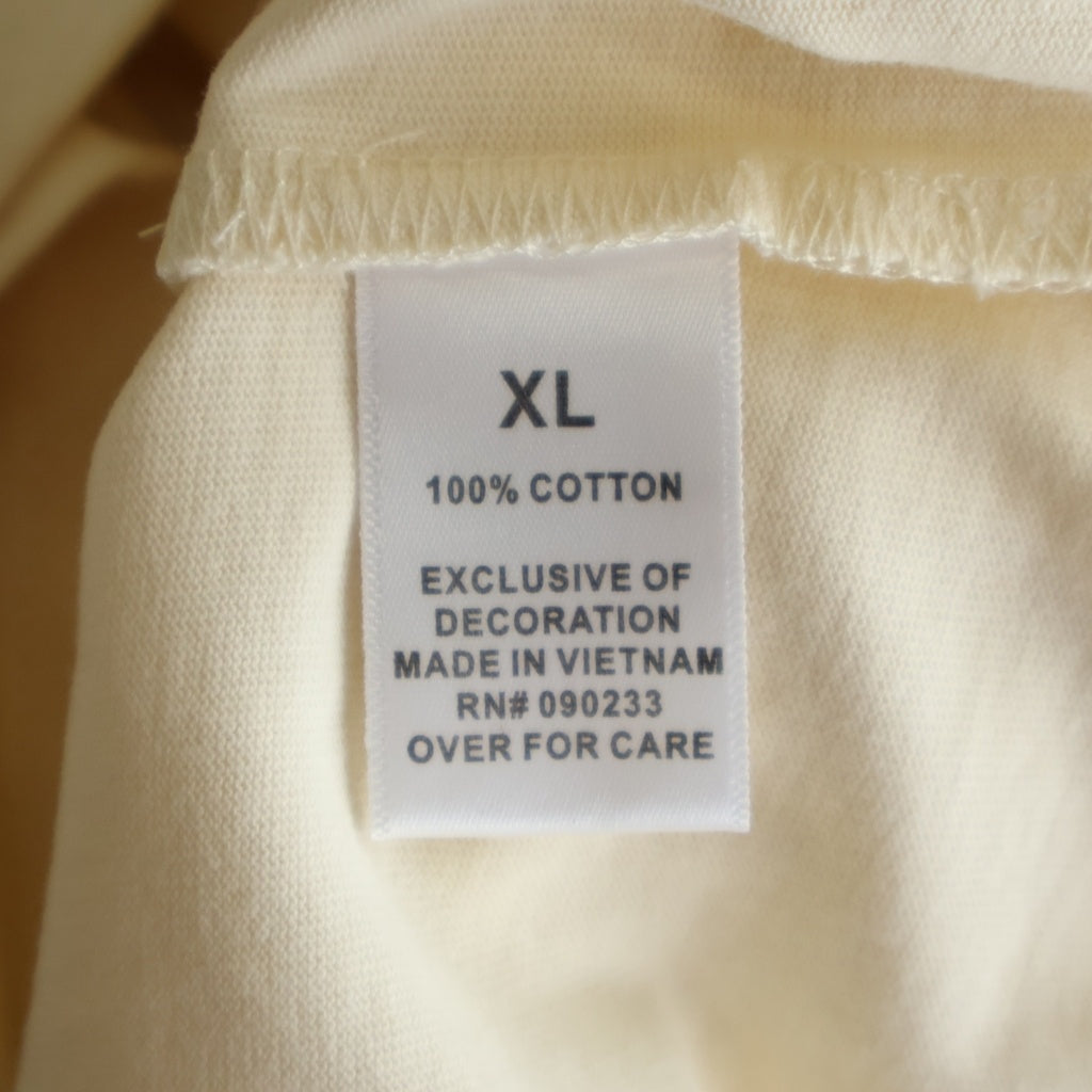 FEAR OF GOD ESSENTIALS(フィアオブゴッド エッセンシャルズ) S/S T-SHIRT ラバーロゴ 半袖Tシャツ アイボリー