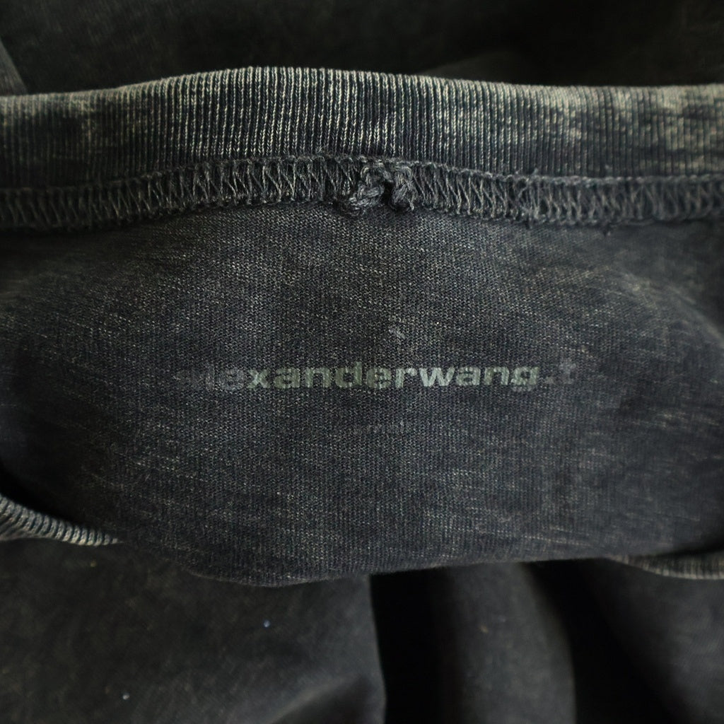 ALEXANDER WANG(アレキサンダーワン) Glitter T-Shirt グリッター 半袖Tシャツ グレー