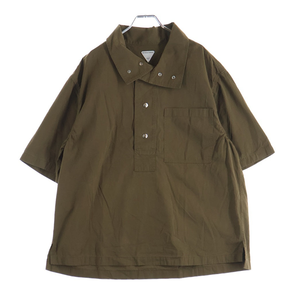 BOTTEGA VENETA(ボッテガヴェネタ) S/S Shirt ハーフボタン 半袖シャツ ベージュ 725676 VA5Y0