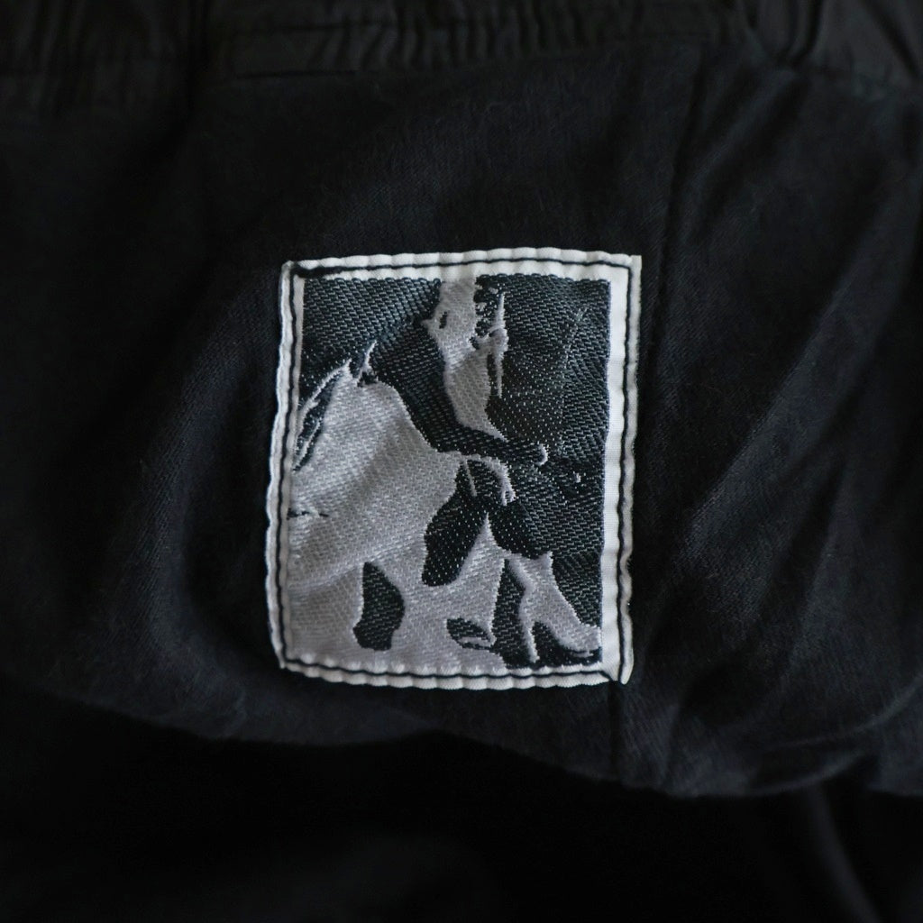 DRKSHDW(ダークシャドウ) Prisoner Drawstring Pants プリズナー ドローストリング パンツ ブラック DU02A3395-RIG