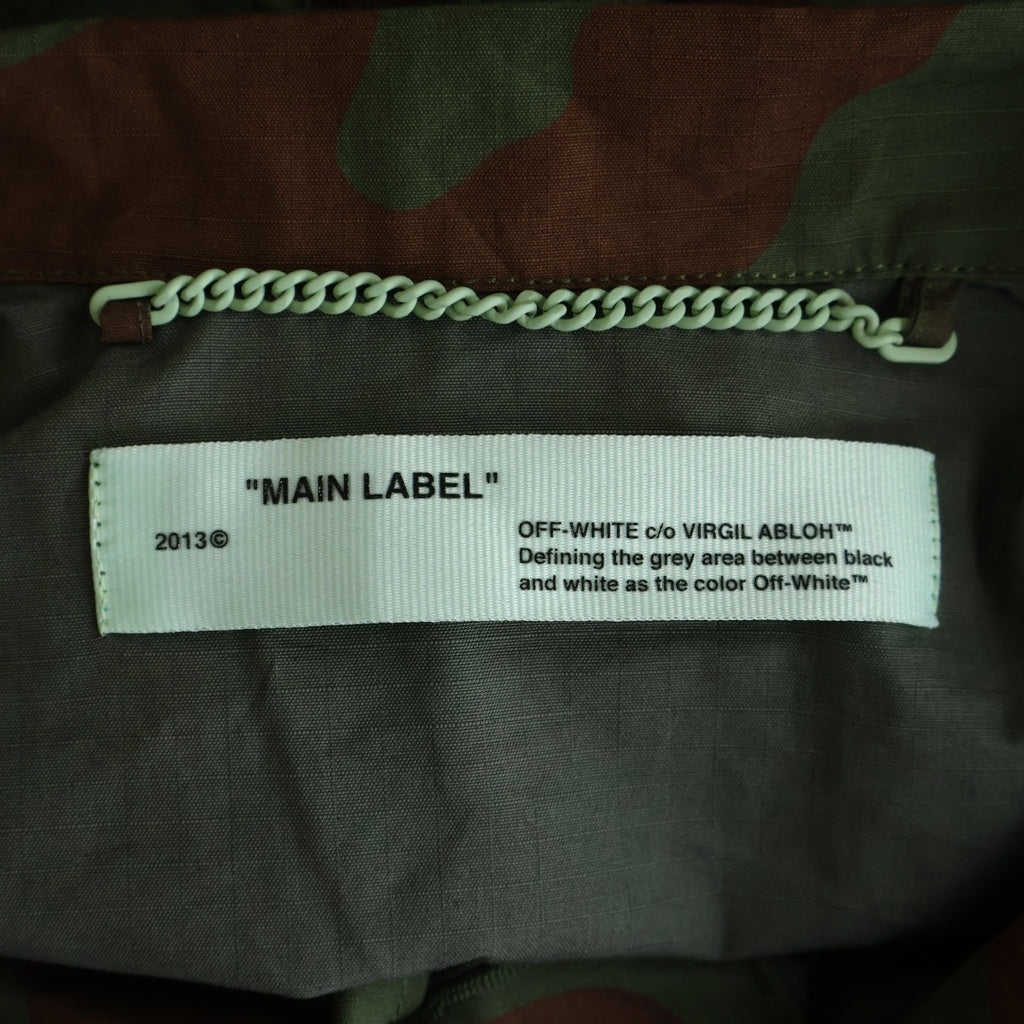 OFF-WHITE(オフホワイト) 19SS Military Jacket ワッペン ミリタリージャケット カーキ OMEL006R19A66021