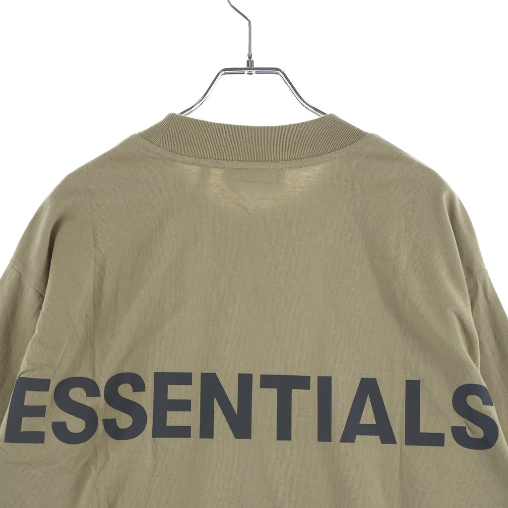 FEAR OF GOD ESSENTIALS(フィアオブゴッド エッセンシャルズ) L/S T-SHIRT リフレクター 長袖Tシャツ ロンT ベージュ