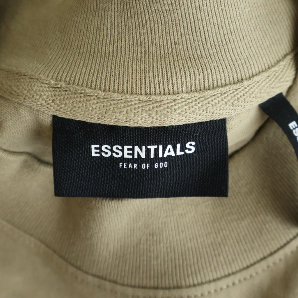 FEAR OF GOD ESSENTIALS(フィアオブゴッド エッセンシャルズ) L/S T-SHIRT リフレクター 長袖Tシャツ ロンT ベージュ