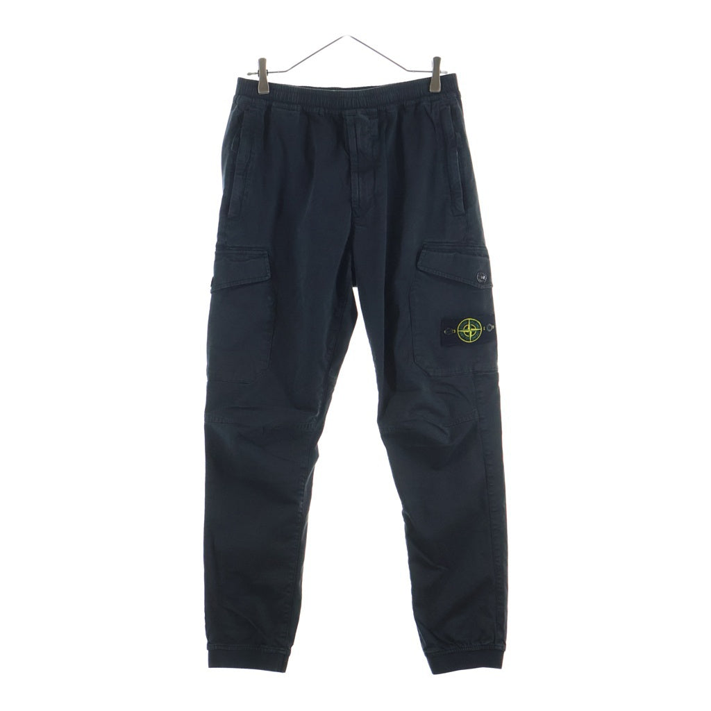 STONE ISLAND(ストーンアイランド) RE-T Cargo Pants ロゴワッペン カーゴパンツ ブラック 731531414
