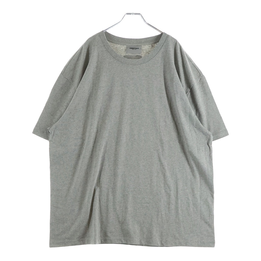 FEAR OF GOD ESSENTIALS(フィアオブゴッド エッセンシャルズ) S/S T-SHIRT ラバーロゴ 半袖Tシャツ グレー