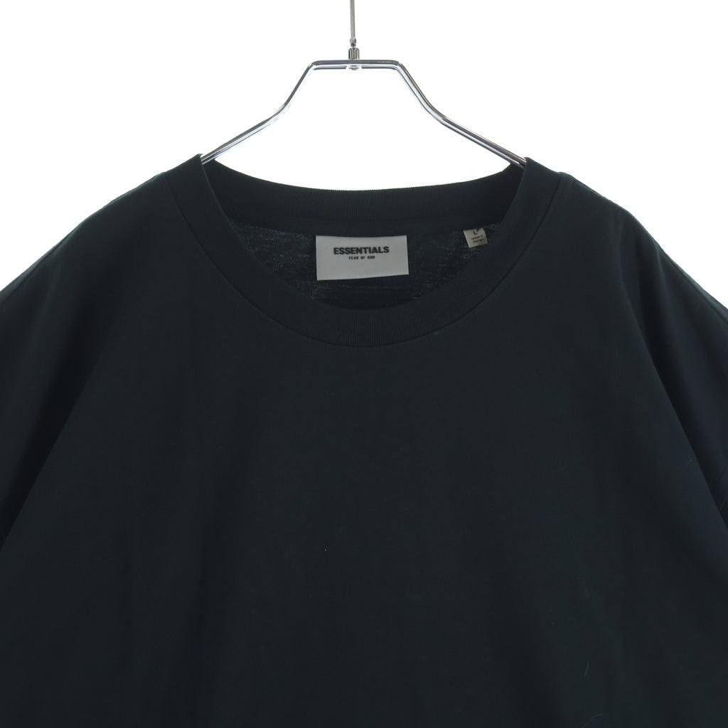 FEAR OF GOD ESSENTIALS(フィアオブゴッド エッセンシャルズ) S/S T-SHIRT ラバーロゴ 半袖Tシャツ ブラック