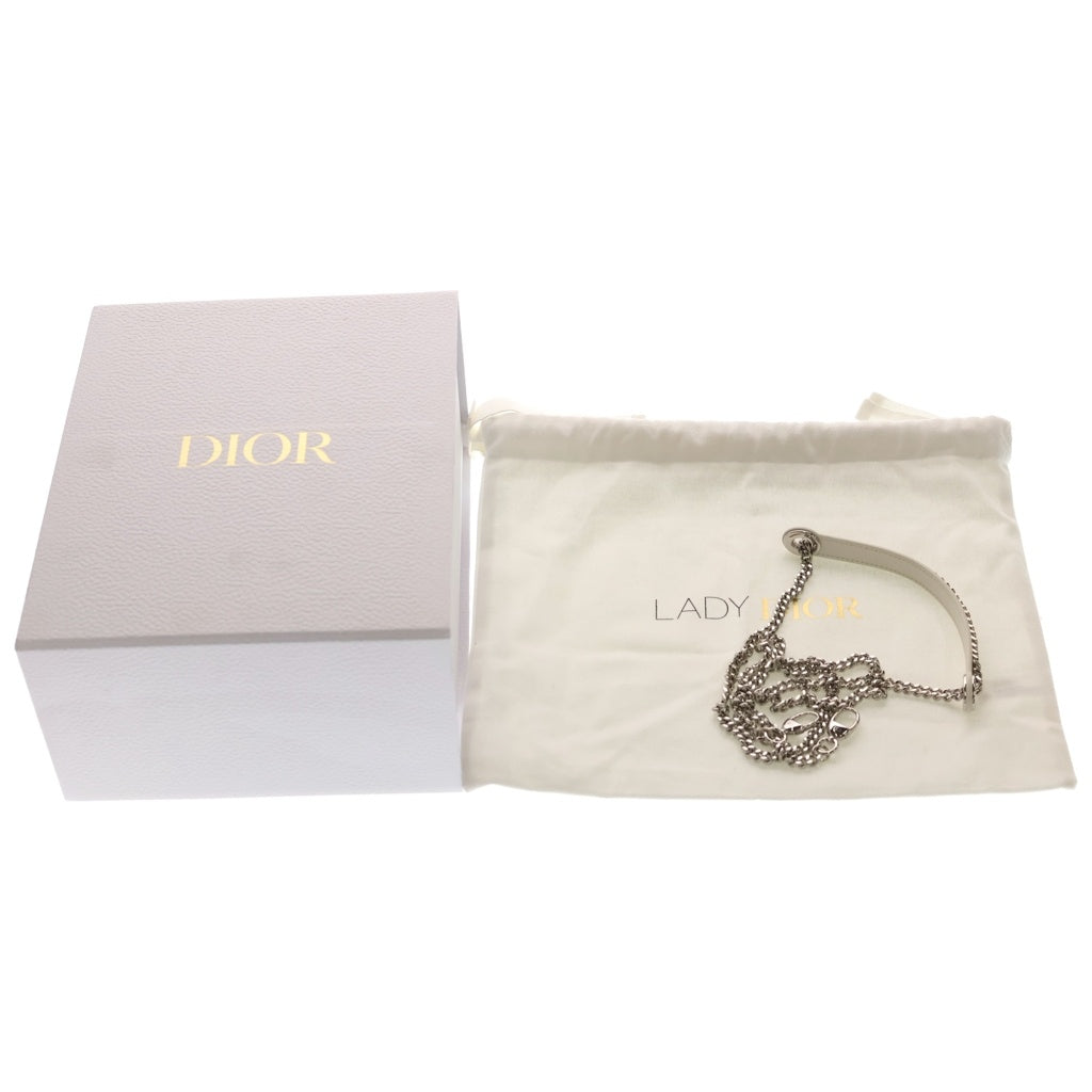 Christian Dior(クリスチャンディオール) Lady Dior チェーンバッグ ミニ ショルダーバッグ ピンク レディース