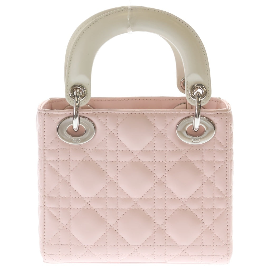 Christian Dior(クリスチャンディオール) Lady Dior チェーンバッグ ミニ ショルダーバッグ ピンク レディース