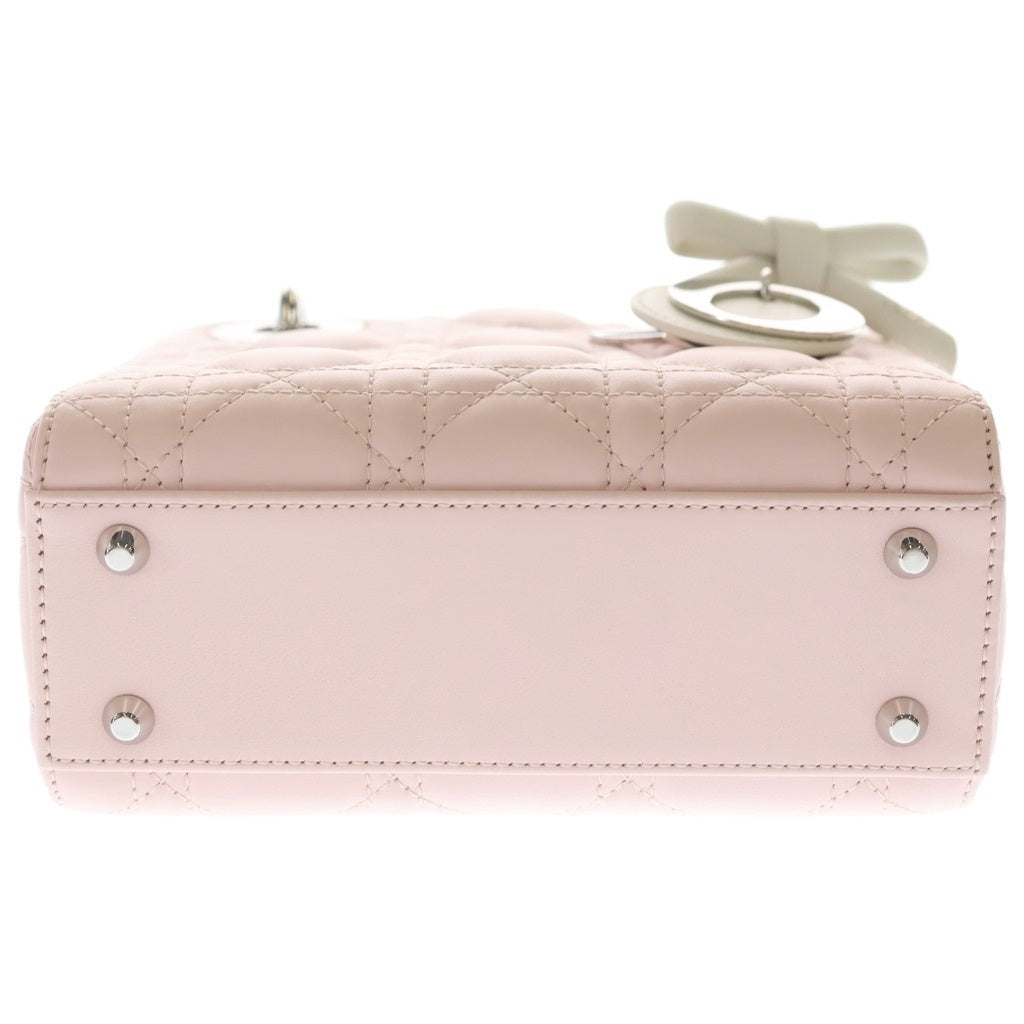 Christian Dior(クリスチャンディオール) Lady Dior チェーンバッグ ミニ ショルダーバッグ ピンク レディース