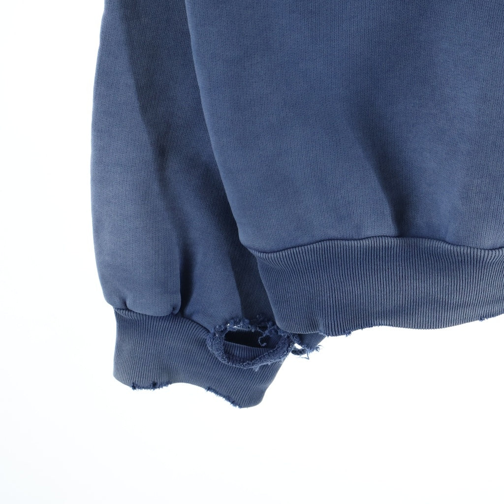 BALENCIAGA(バレンシアガ) 24SS Paris Moon Hoodie 744462 TQV02 L 65954A パリムーンフーディー パーカー ブルー