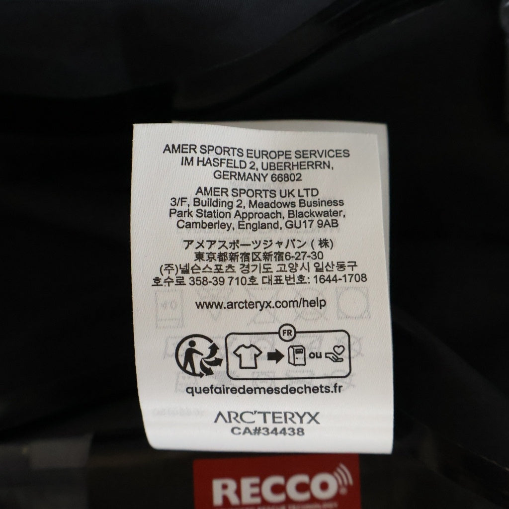 ARC'TERYX(アークテリクス) BETA JACKET ベータ ジャケット マウンテンパーカー ブラック X000010513