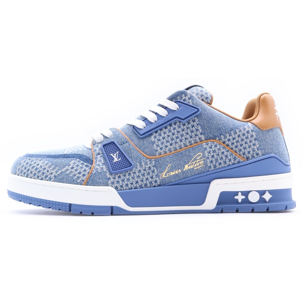 LOUIS VUITTON(ルイヴィトン) LV Trainer 1AD6DI デニム ローカットスニーカー インディゴ